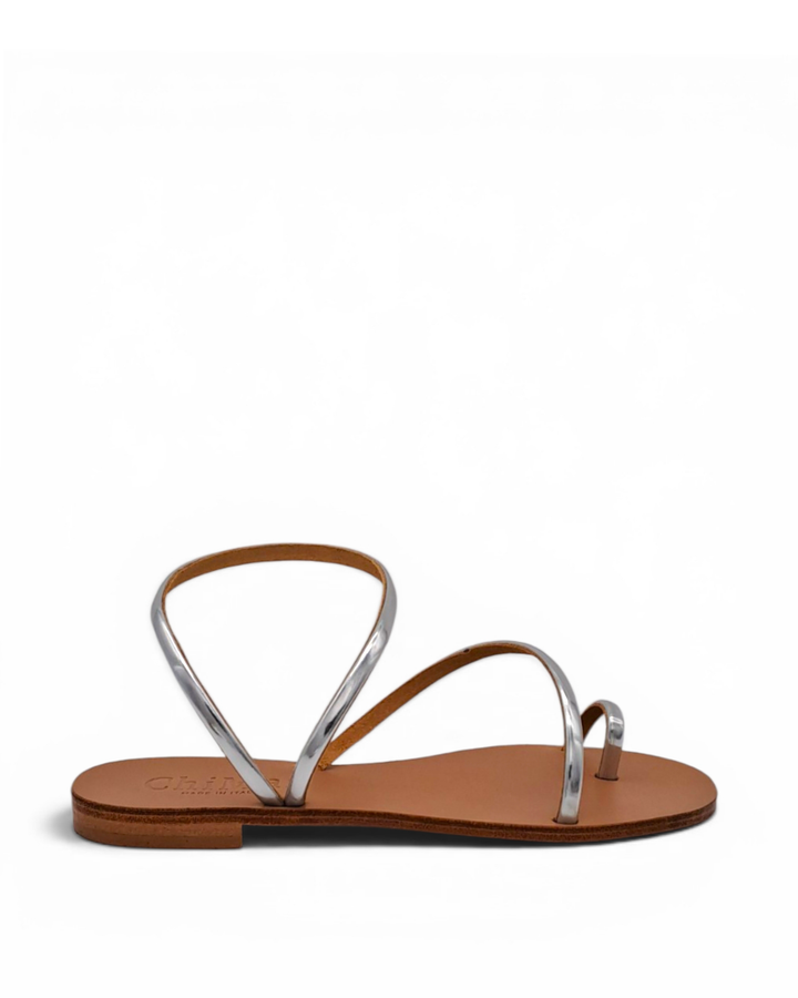Bronze Laminated Sissi Sandal