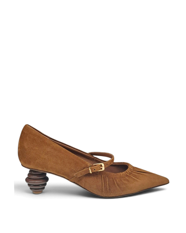 Décolleté Flaminia Camoscio Sigaro