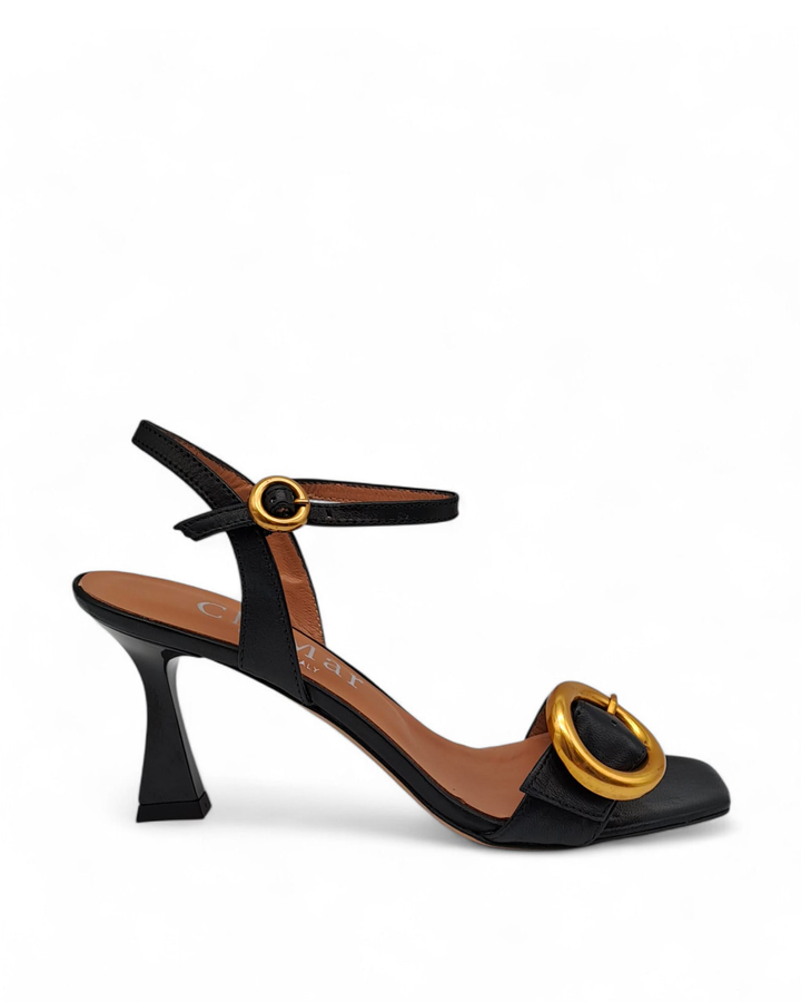Sandalo Vanessa  Pelle Nero