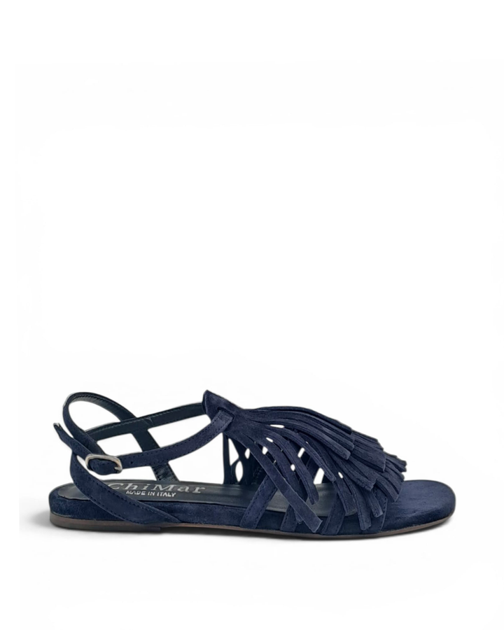 Suede Leather Fringe Sandal