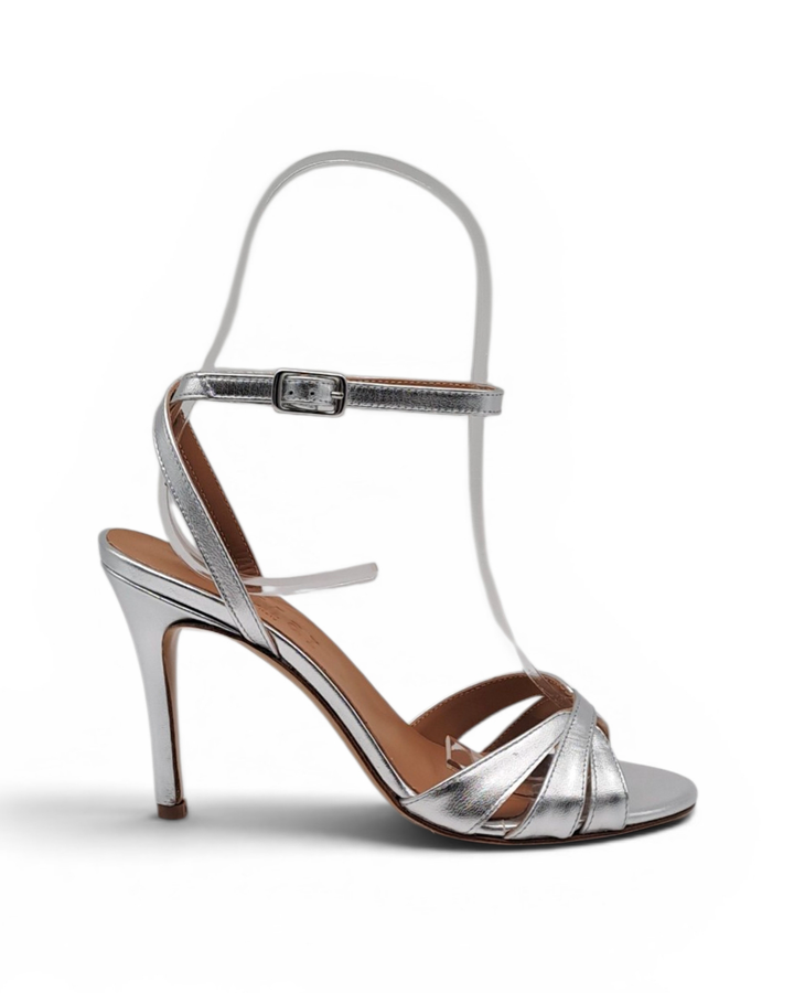 Sandalo  Alberta T8  Laminato Argento