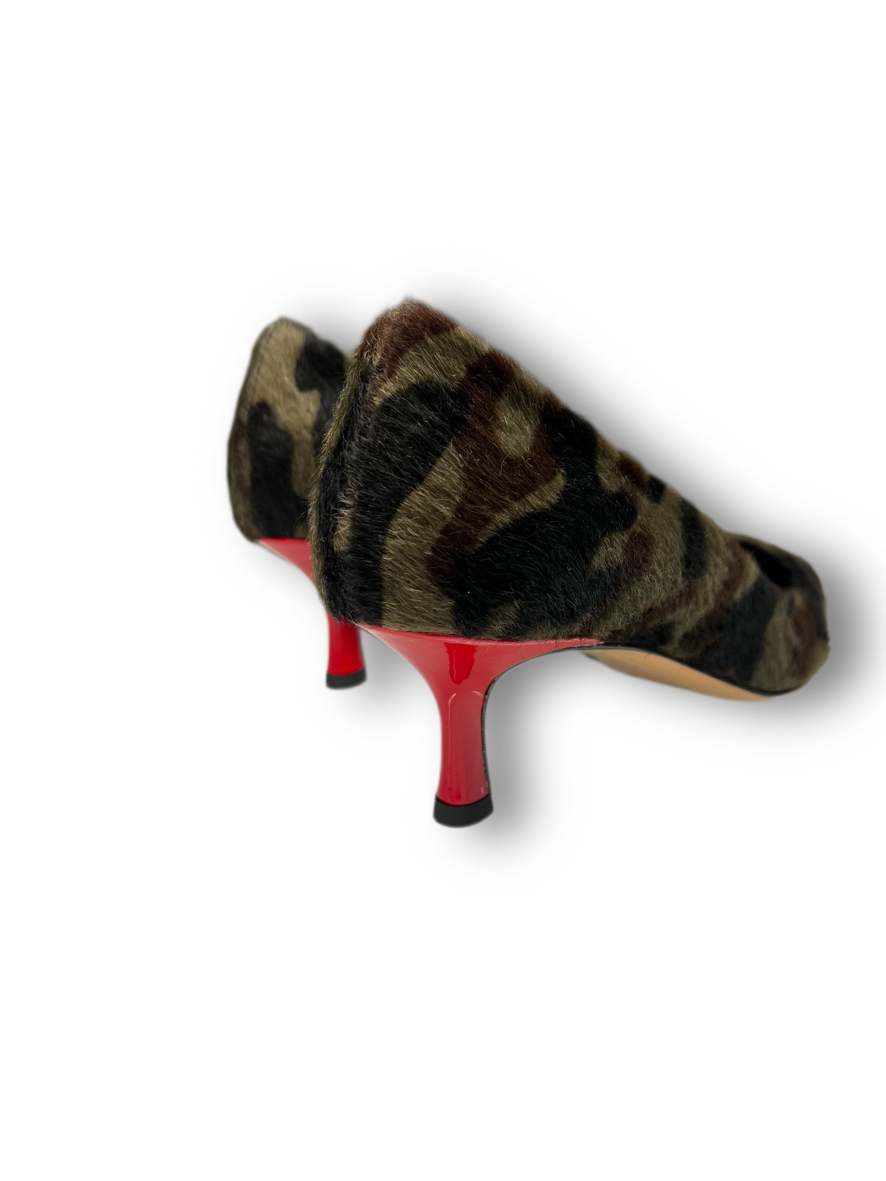 Decollete Cavallino Camouflage rosso ChiMar