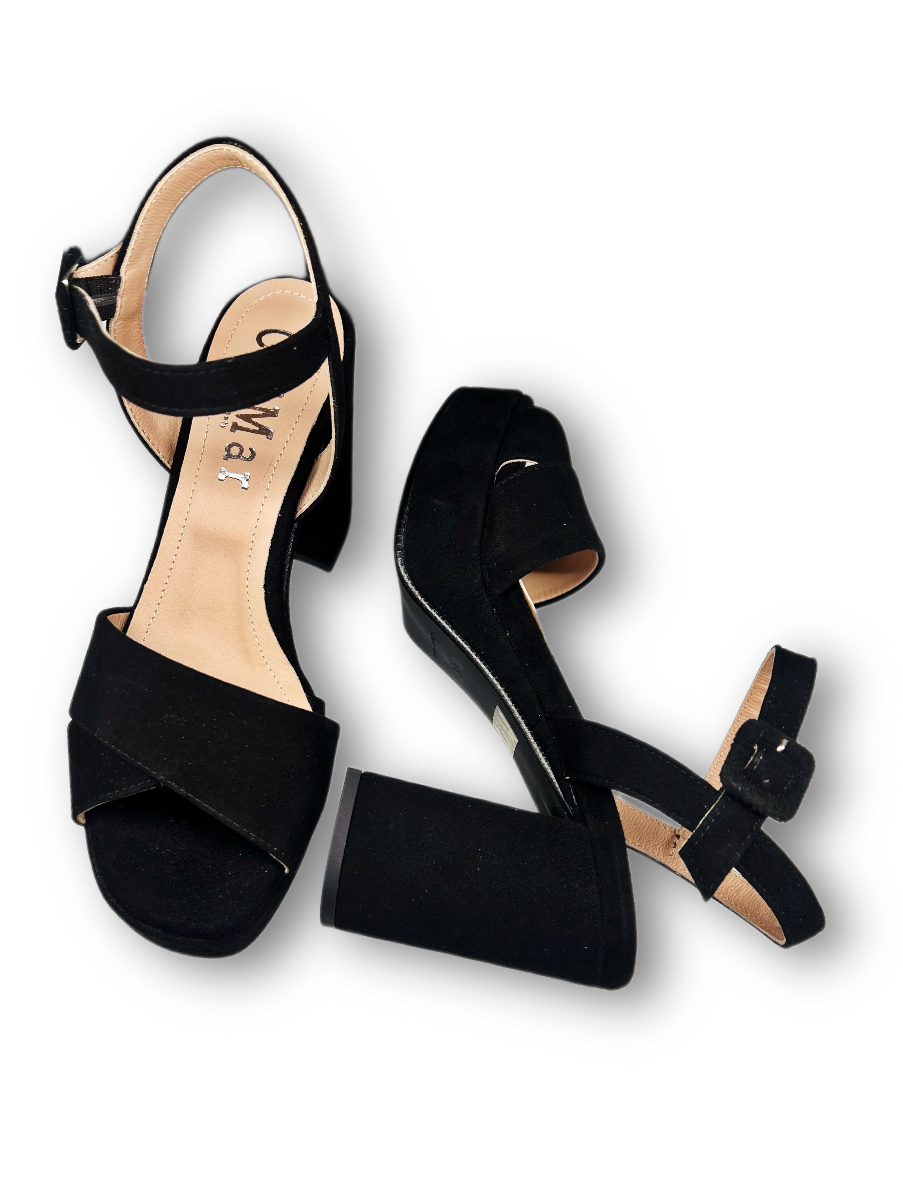Sandalo outlet plateau nero