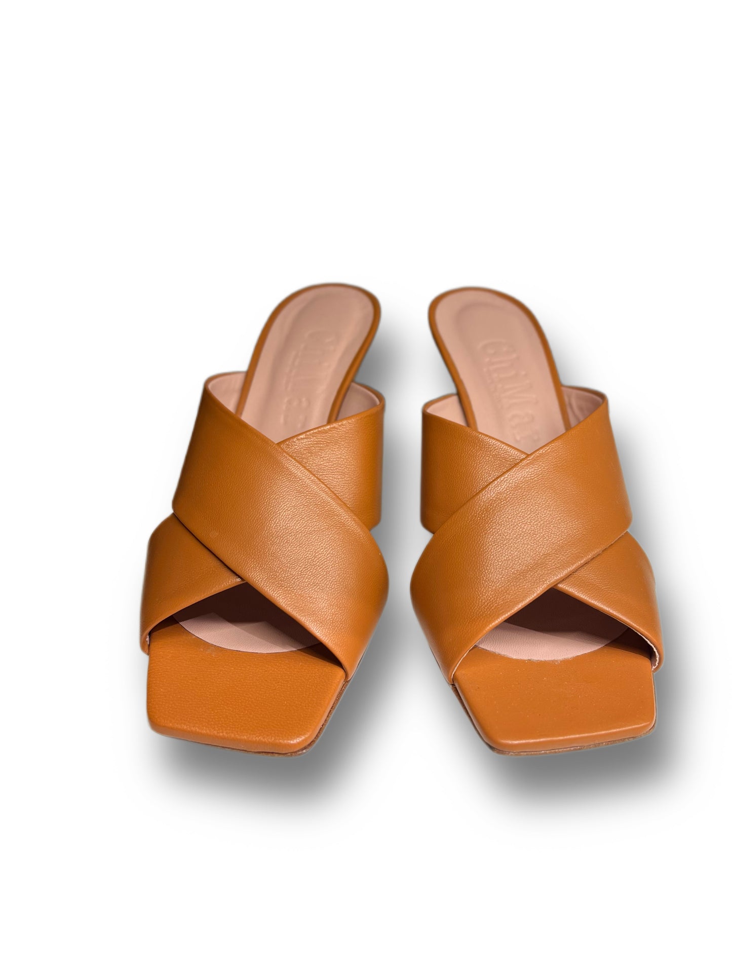 Sandalo incrocio Cuoio T7,5